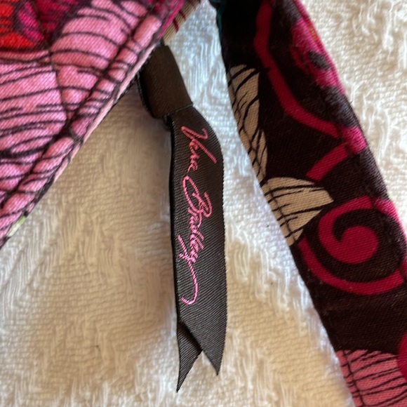 Vera Bradley Mod Pink and Brown Purse. Retired. Zipper Handbag - Picture 11 of 12